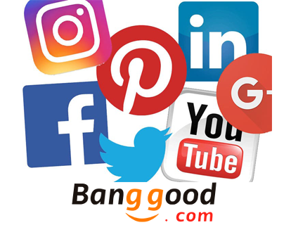 contacter banggood sur les réseaux sociaux