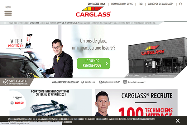 Site officiel de Carglass