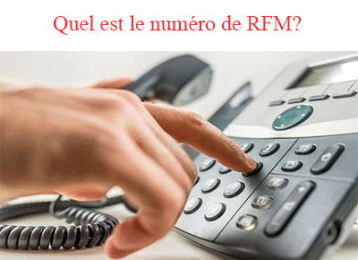 Contact téléphonique non surtaxé de RFM