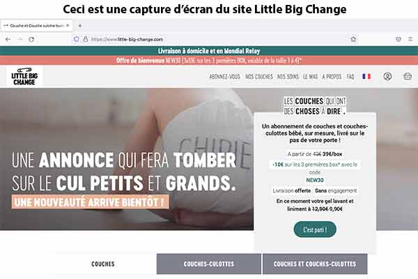 Site web Little Big Change