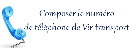 Contacter Vir transport par téléphone