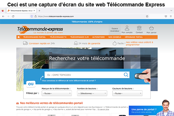 Plateforme de Telecommande-Express