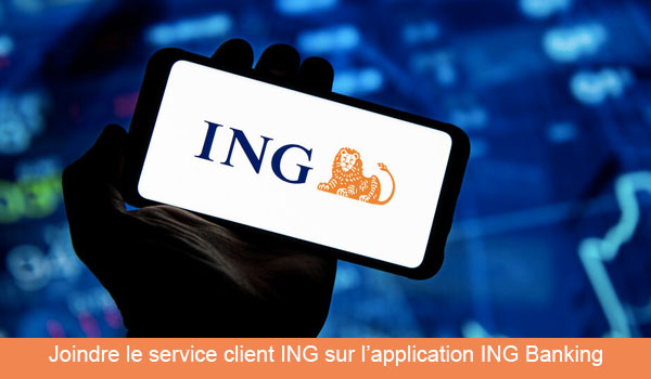 Contacter l'assistant digital ING depuis l'application